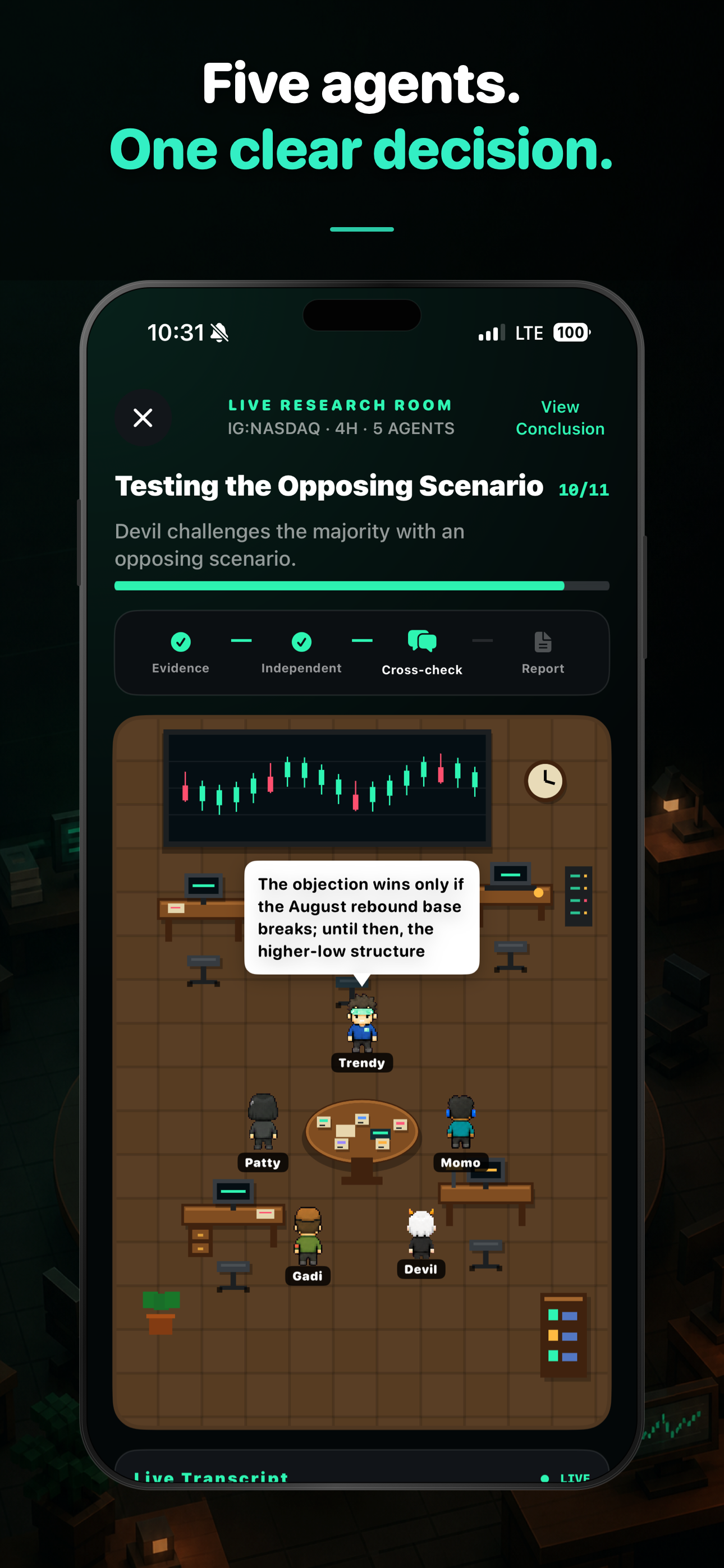 ChartAgent AI app screenshot 2